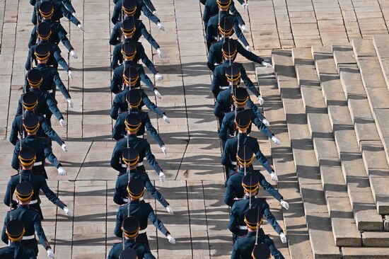 Russia Presidential Regiment Guard Changing Ceremony