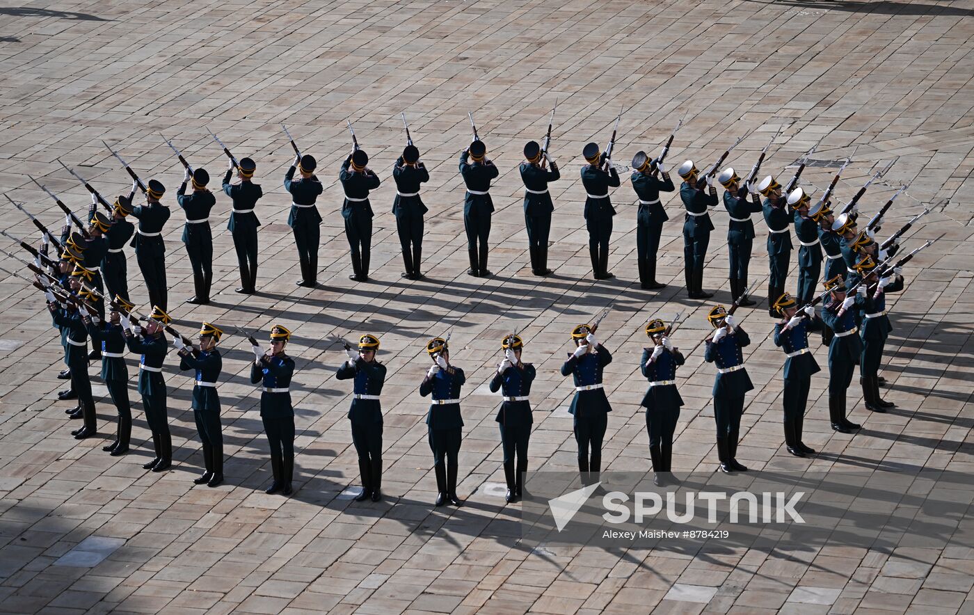 Russia Presidential Regiment Guard Changing Ceremony