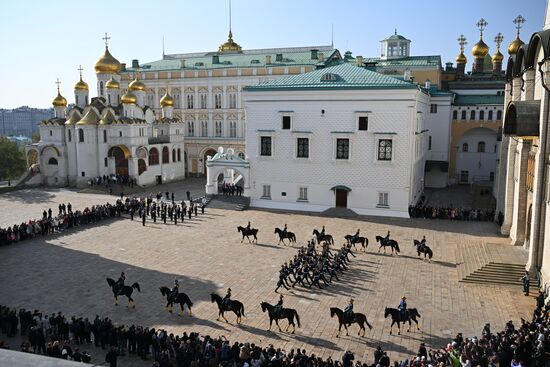 Russia Presidential Regiment Guard Changing Ceremony