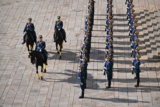 Russia Presidential Regiment Guard Changing Ceremony