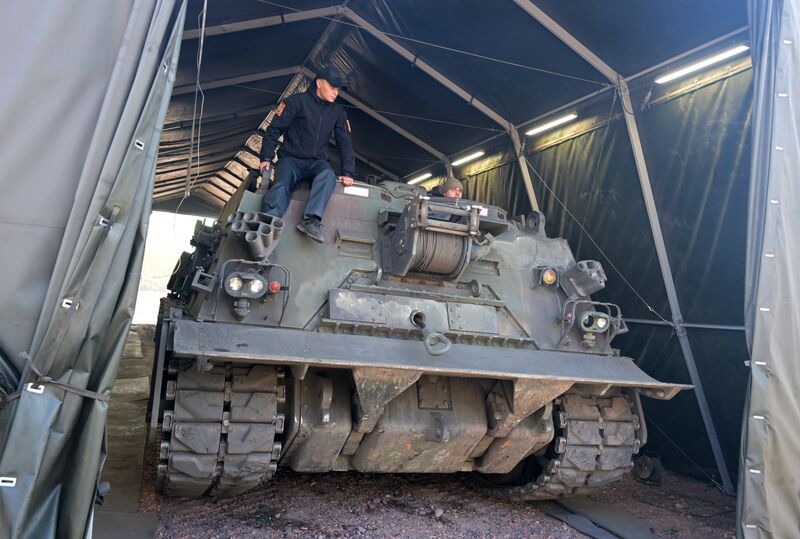 Russia Ukraine Military Operation Captured Vehicles