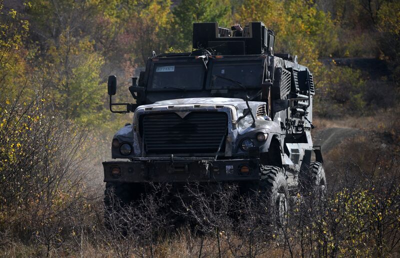 Russia Ukraine Military Operation Captured Vehicles