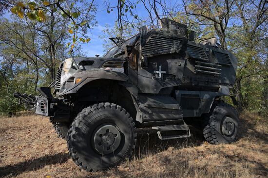 Russia Ukraine Military Operation Captured Vehicles