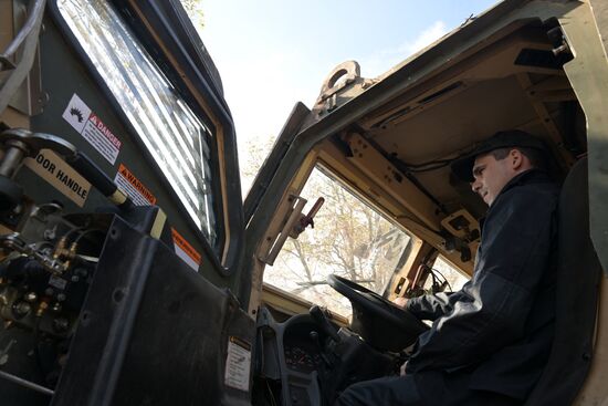 Russia Ukraine Military Operation Captured Vehicles