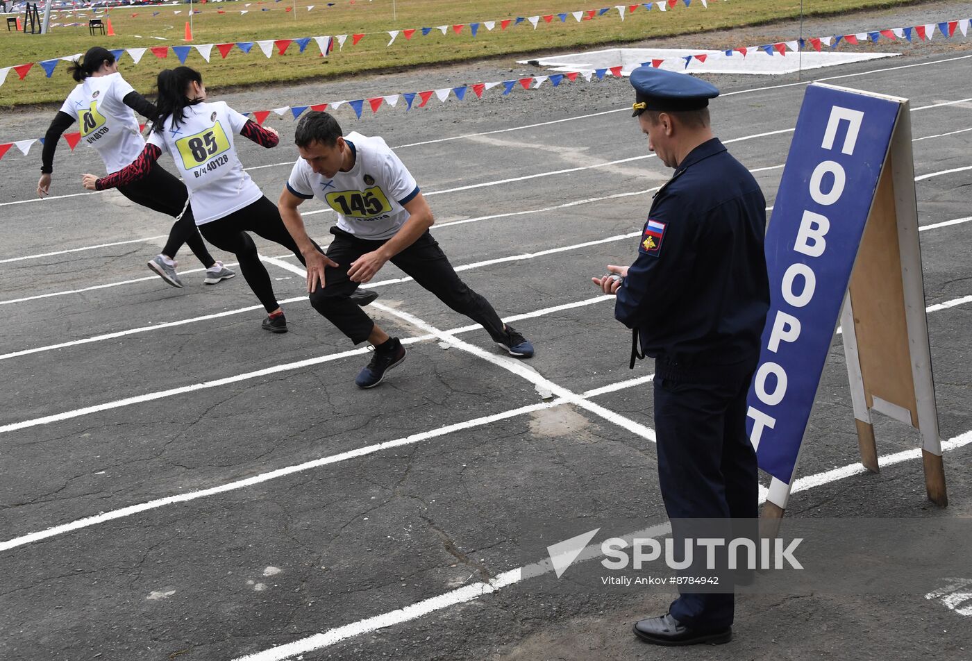 Russia Navy Officers Physical Fitness Test