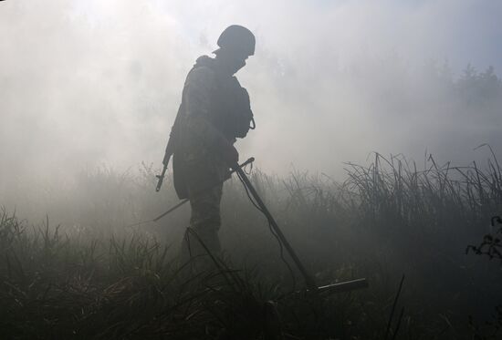 Russia Ukraine Military Operation Engineer Units