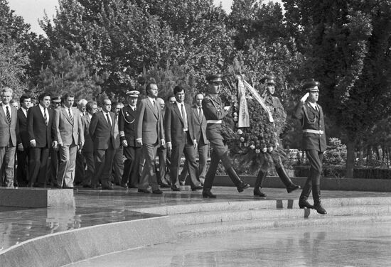 King of Spain Juan Carlos I's official visit to USSR