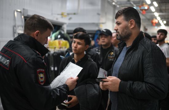 Russia Illegal Immigration Raid