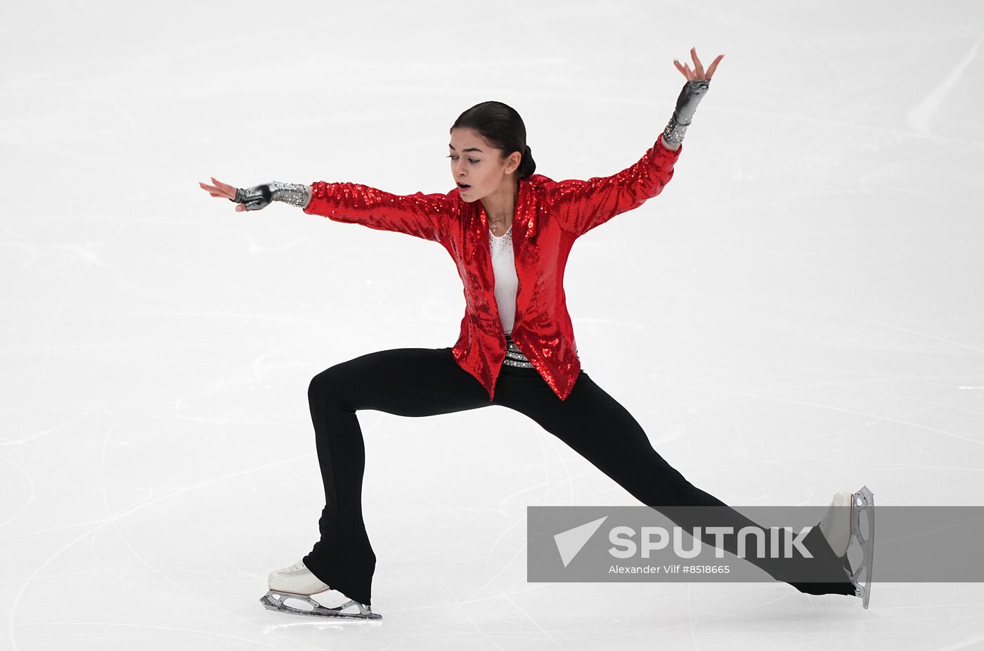 Russia Figure Skating Test Skates Women Sputnik Mediabank