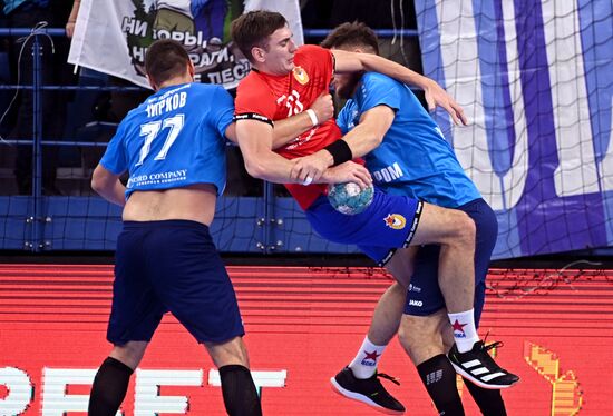 Russia Handball Super League Men CSKA Zenit Sputnik Mediabank
