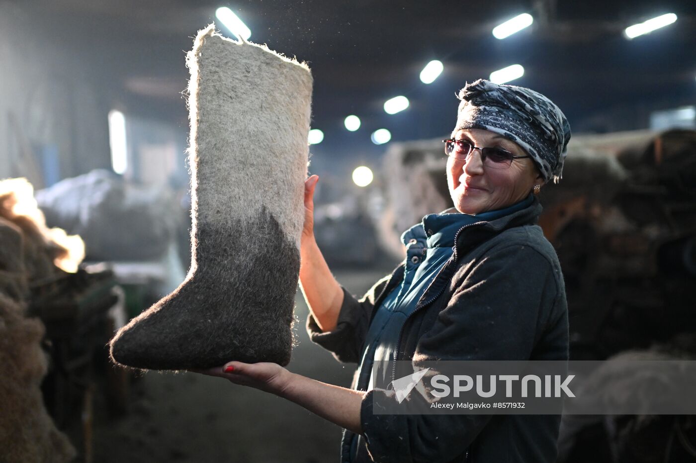 Russia Valenki Felt Boots Manufacturing Sputnik Mediabank