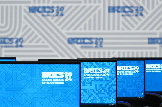 Preparations for the 16th BRICS Summit in Kazan. The 16th BRICS Summit will be held in Kazan on October 22-24. Location: Russia, Republic of Tatarstan, Kazan. Author: Maksim Bogodvid. Preparations for 16th BRICS Summit in Kazan