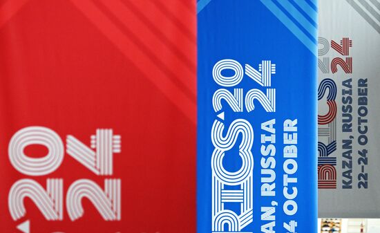 Preparations for the 16th BRICS Summit in Kazan. The 16th BRICS Summit will be held in Kazan on October 22-24. Location: Russia, Republic of Tatarstan, Kazan. Author: Maksim Bogodvid. Preparations for 16th BRICS Summit in Kazan