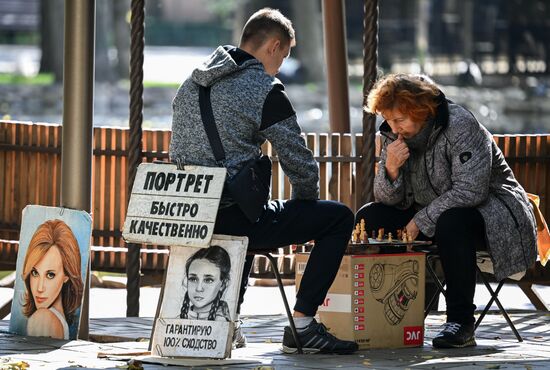 Russia Zaporozhye Region Daily Life