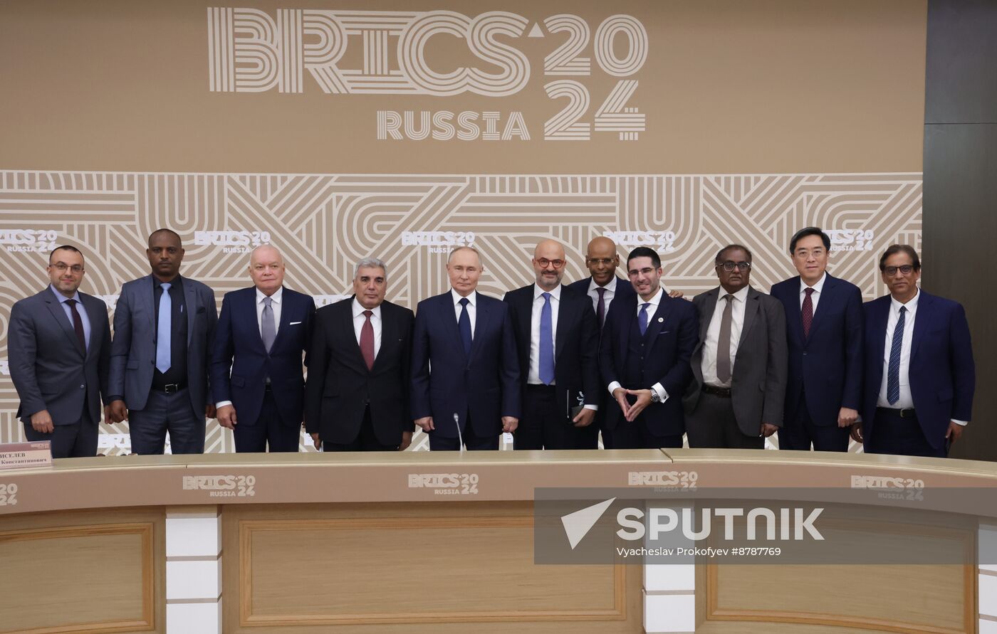 Russia Putin BRICS Leading Media Heads