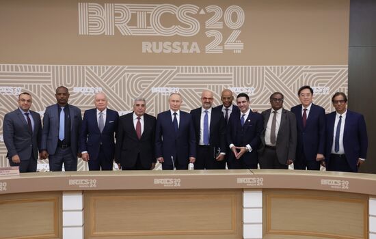 Russia Putin BRICS Leading Media Heads