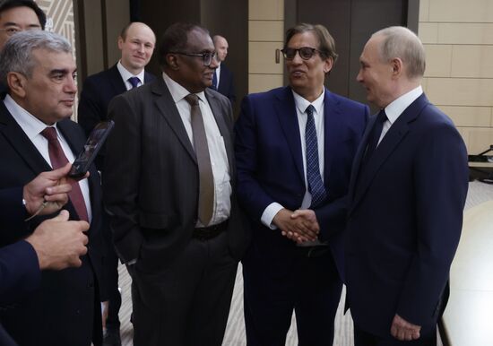 Russia Putin BRICS Leading Media Heads