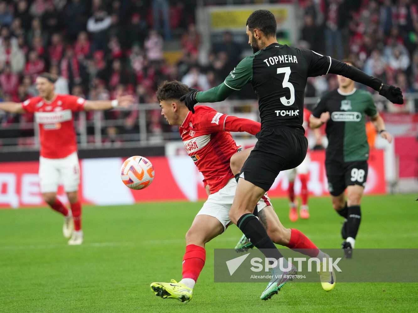 Russia Soccer Premier-League Spartak - Krasnodar