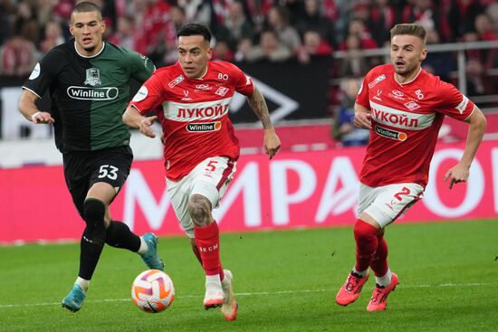 Russia Soccer Premier-League Spartak - Krasnodar