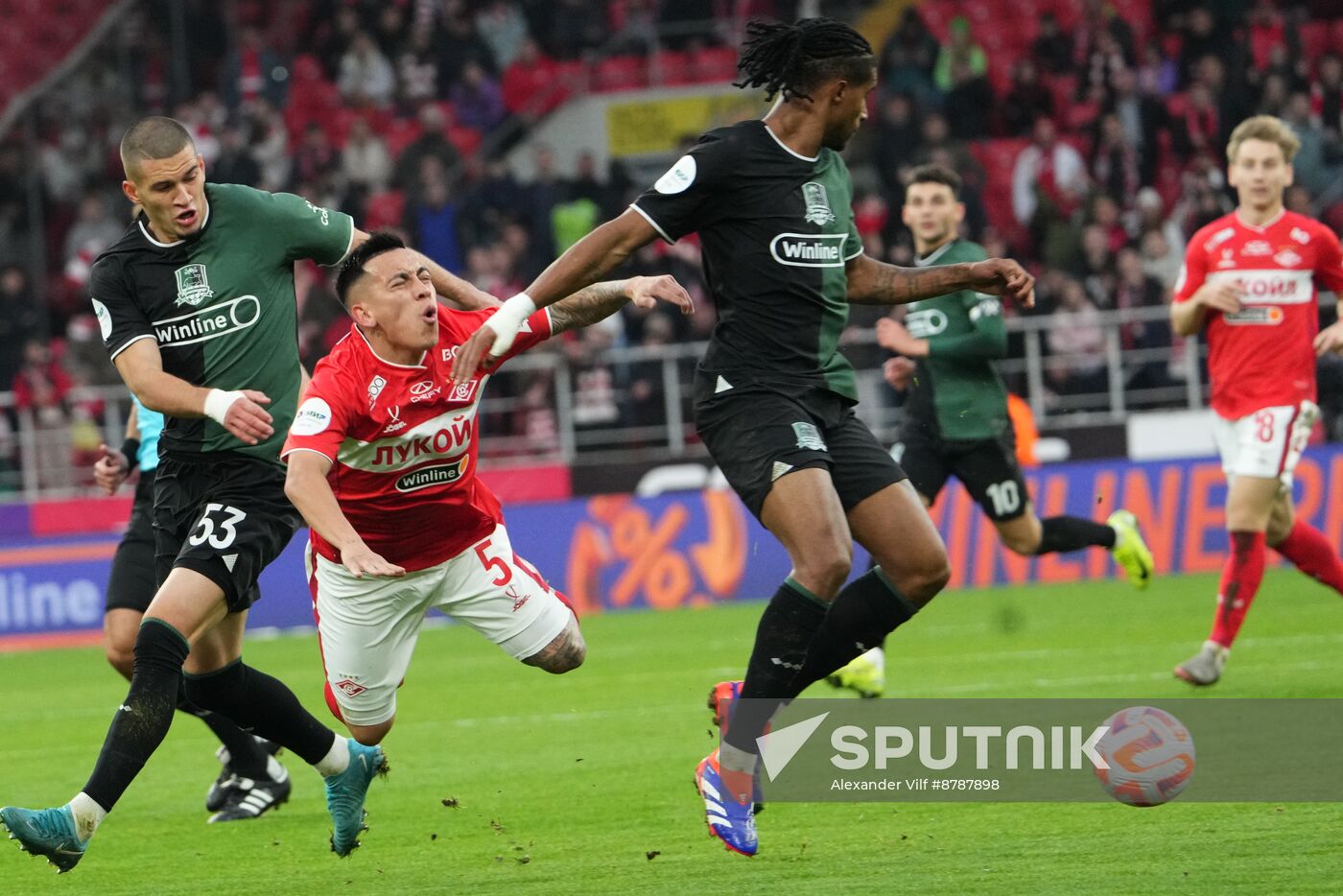 Russia Soccer Premier-League Spartak - Krasnodar