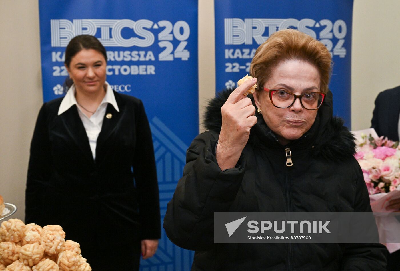 16th BRICS Summit. Arrival of President of the New Development Bank Dilma Rousseff