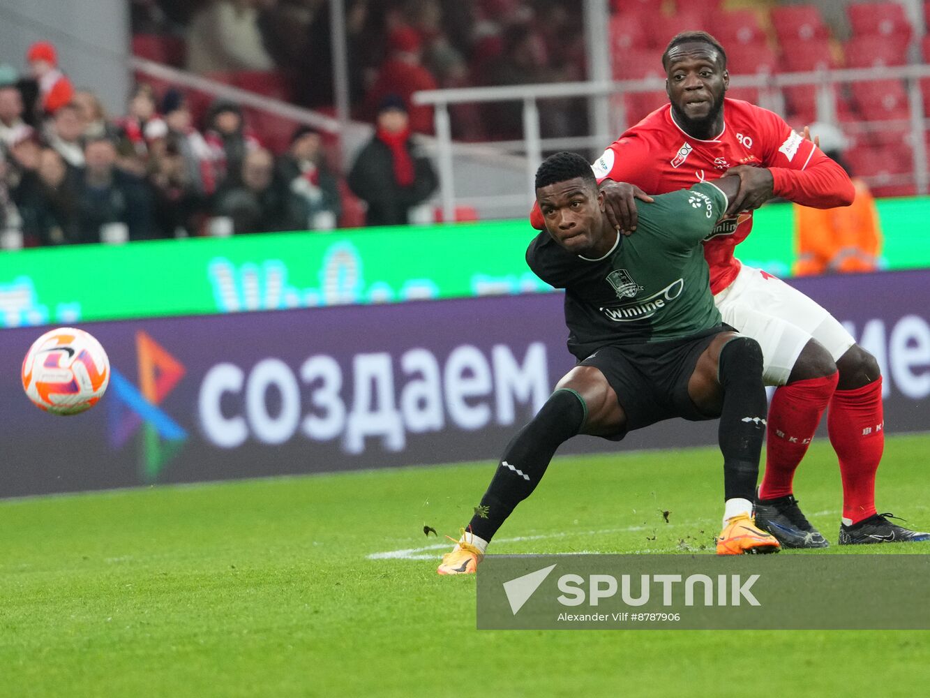 Russia Soccer Premier-League Spartak - Krasnodar