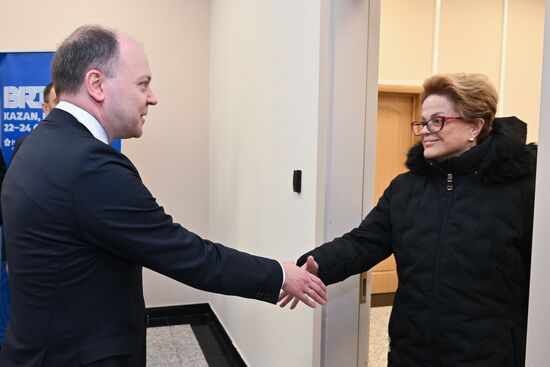 16th BRICS Summit. Arrival of President of the New Development Bank Dilma Rousseff