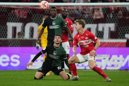 Russia Soccer Premier-League Spartak - Krasnodar