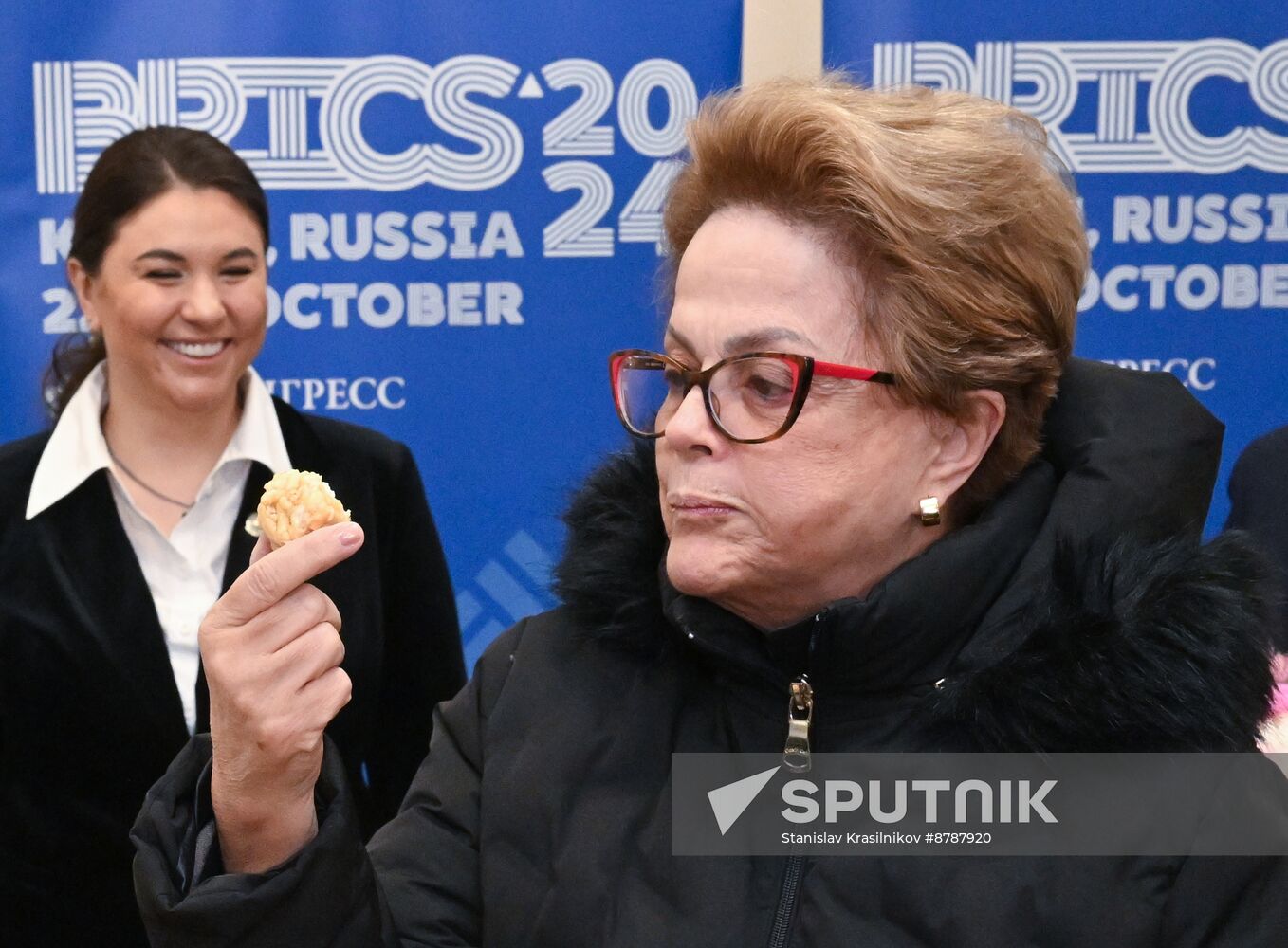 16th BRICS Summit. Arrival of President of the New Development Bank Dilma Rousseff