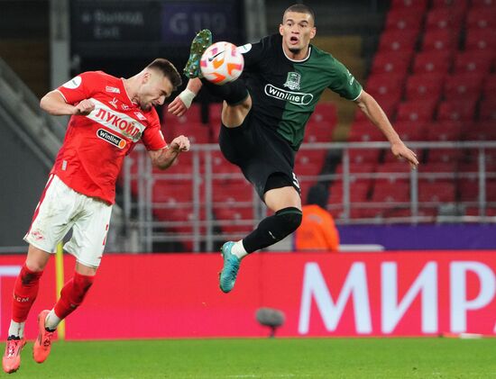 Russia Soccer Premier-League Spartak - Krasnodar