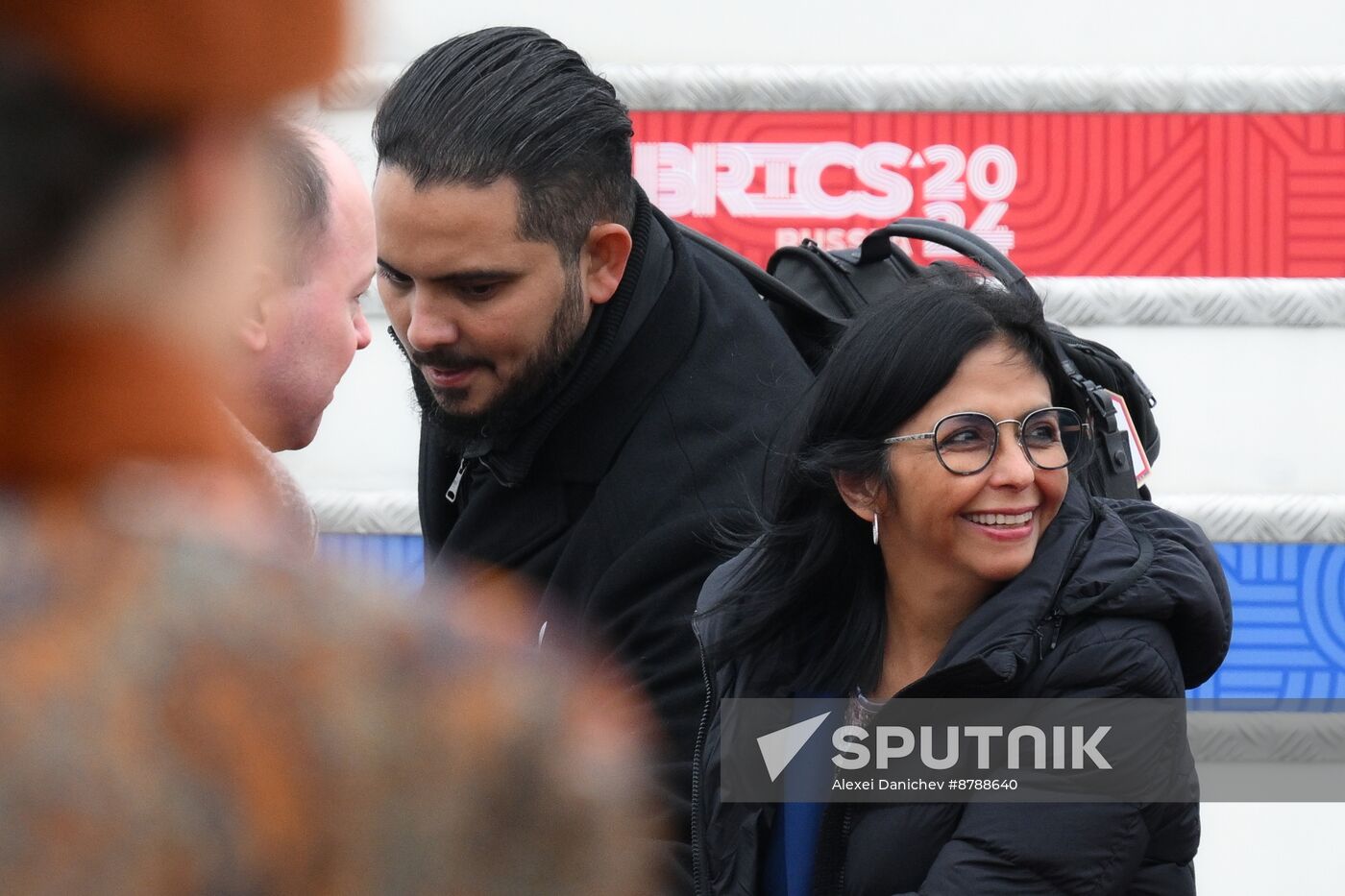 16th BRICS Summit. Arrival of Executive Vice President of Bolivarian Republic of Venezuela Delcy Eloína Rodríguez Gomez