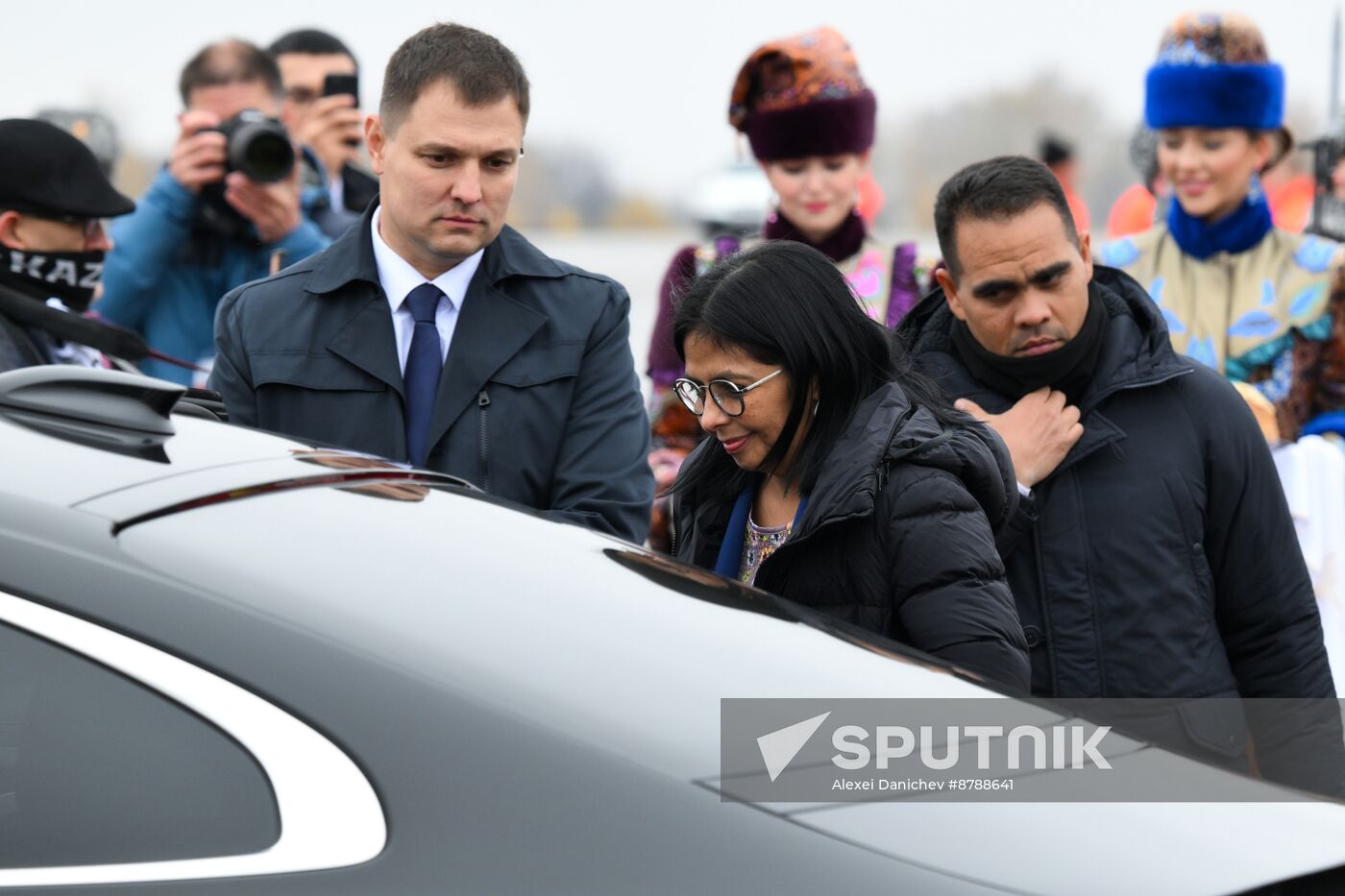 16th BRICS Summit. Arrival of Executive Vice President of Bolivarian Republic of Venezuela Delcy Eloína Rodríguez Gomez