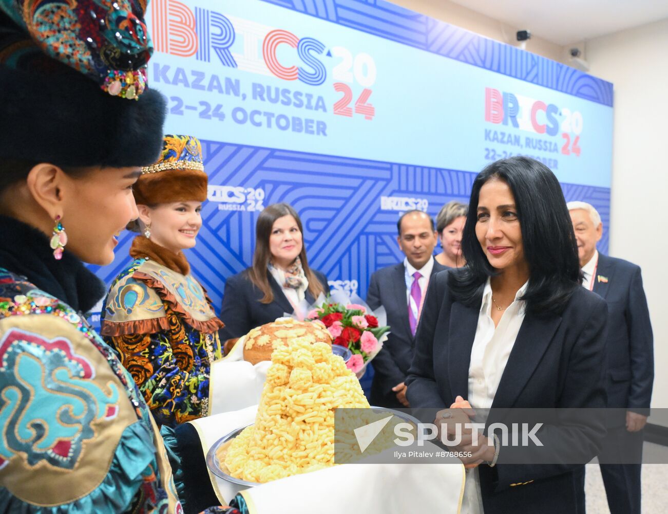 16th BRICS Summit. Arrival of Secretary to Ministry of Foreign Affairs of Sri Lanka Aruni Yasodha Wijewardane