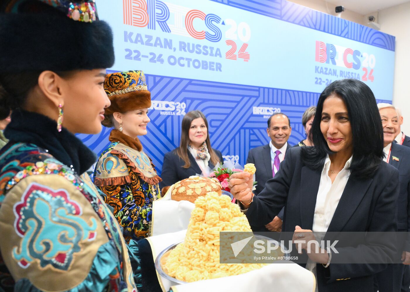 16th BRICS Summit. Arrival of Secretary to Ministry of Foreign Affairs of Sri Lanka Aruni Yasodha Wijewardane