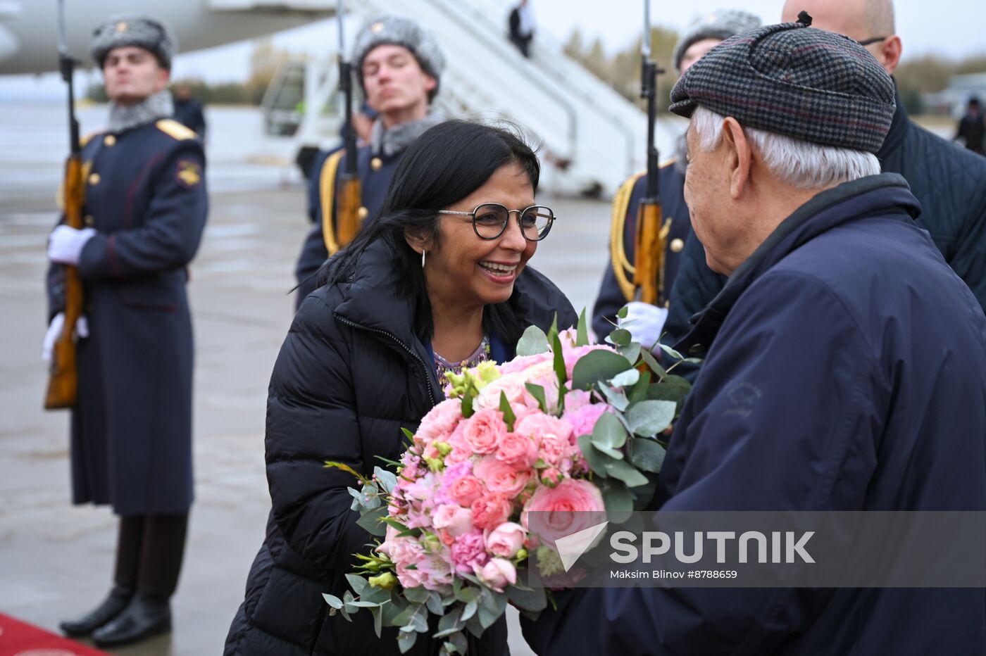 16th BRICS Summit. Arrival of Executive Vice President of Bolivarian Republic of Venezuela Delcy Eloína Rodríguez Gomez