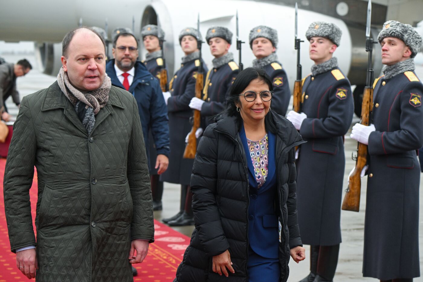 16th BRICS Summit. Arrival of Executive Vice President of Bolivarian Republic of Venezuela Delcy Eloína Rodríguez Gomez