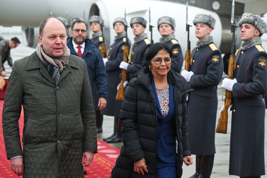 16th BRICS Summit. Arrival of Executive Vice President of Bolivarian Republic of Venezuela Delcy Eloína Rodríguez Gomez