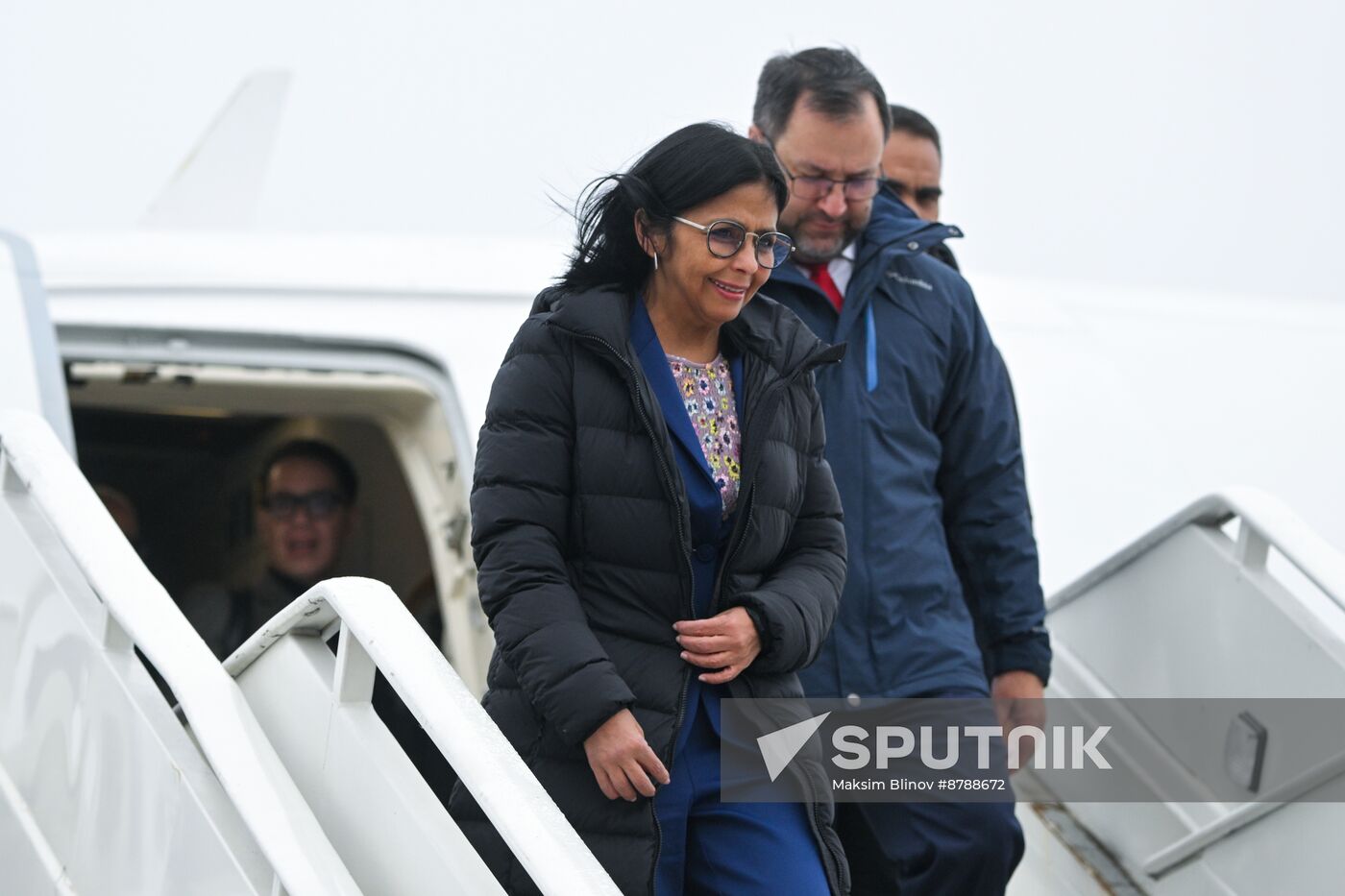 16th BRICS Summit. Arrival of Executive Vice President of Bolivarian Republic of Venezuela Delcy Eloína Rodríguez Gomez