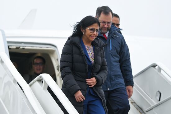 16th BRICS Summit. Arrival of Executive Vice President of Bolivarian Republic of Venezuela Delcy Eloína Rodríguez Gomez