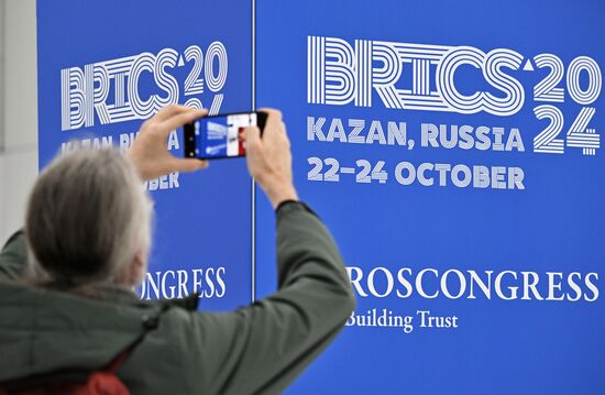 Preparations for the 16th BRICS Summit in Kazan. The 16th BRICS Summit will be held in Kazan on October 22-24. Location: Russia, Republic of Tatarstan, Kazan. Author: Pelagiya Tikhonova. Preparations for 16th BRICS Summit in Kazan