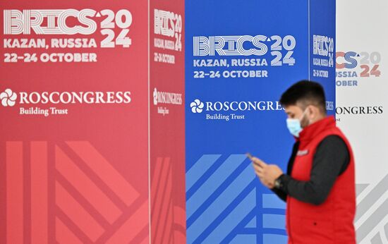 Preparations for the 16th BRICS Summit in Kazan. The 16th BRICS Summit will be held in Kazan on October 22-24. Location: Russia, Republic of Tatarstan, Kazan. Author: Pelagiya Tikhonova. Preparations for 16th BRICS Summit in Kazan