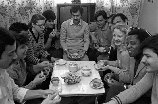 Foreign students take studies at Lenin Moscow Pedagogical Institute