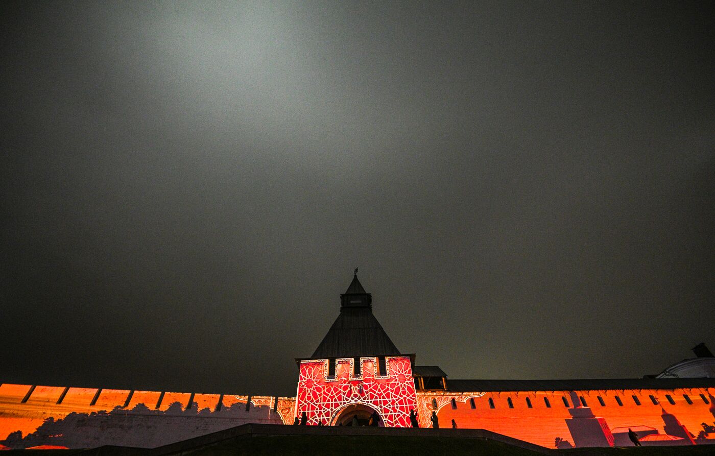 16th BRICS Summit. Kazan Kremlin projection mapping show