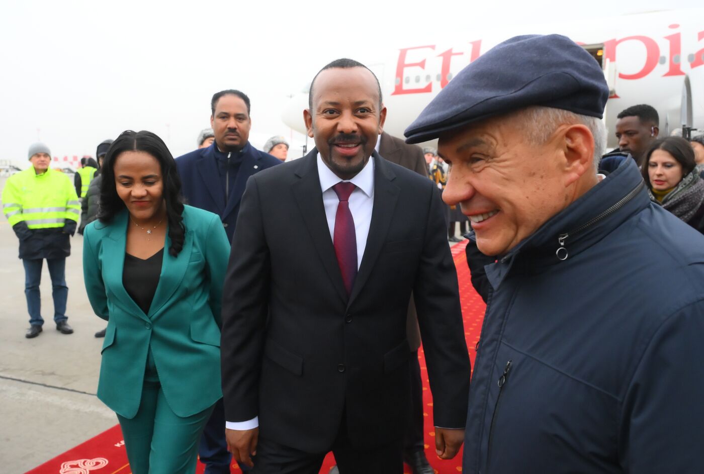 16th BRICS Summit. Arrival of Ethiopian Prime Minister Abiy Ahmed Ali