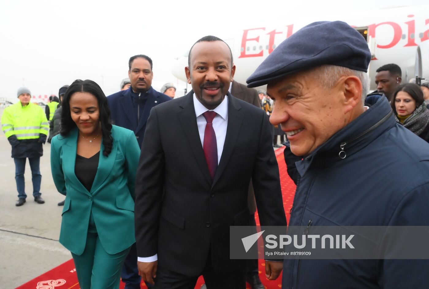 16th BRICS Summit. Arrival of Ethiopian Prime Minister Abiy Ahmed Ali