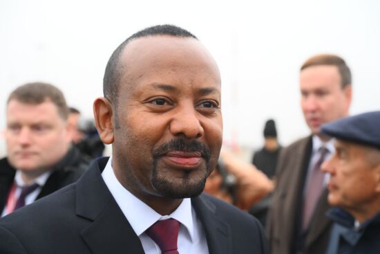 16th BRICS Summit. Arrival of Ethiopian Prime Minister Abiy Ahmed Ali