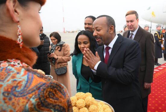 16th BRICS Summit. Arrival of Ethiopian Prime Minister Abiy Ahmed Ali