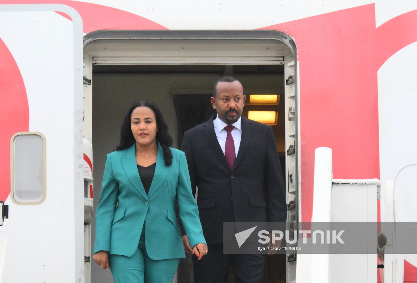 16th BRICS Summit. Arrival of Ethiopian Prime Minister Abiy Ahmed Ali