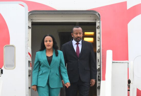 16th BRICS Summit. Arrival of Ethiopian Prime Minister Abiy Ahmed Ali