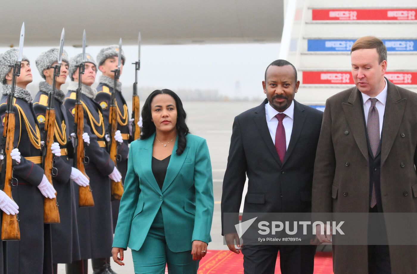 16th BRICS Summit. Arrival of Ethiopian Prime Minister Abiy Ahmed Ali